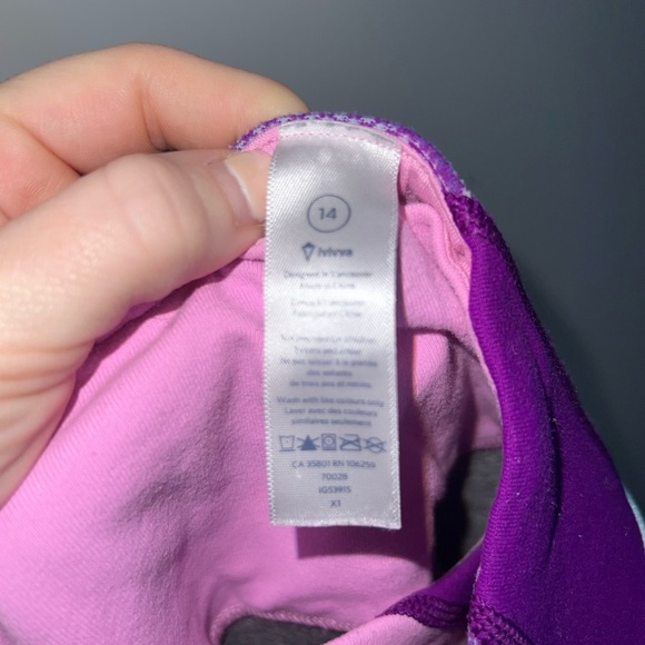 Ivivva lululemon Girls Leggings size 14 - Picture 2 of 10